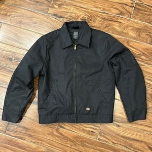 Mens Dickies insulated Eisenhower work jacket, Size Large, Color: Black